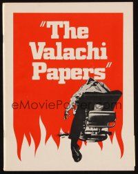 3a525 VALACHI PAPERS program book '72 directed by Terence Young, Charles Bronson in the mob!
