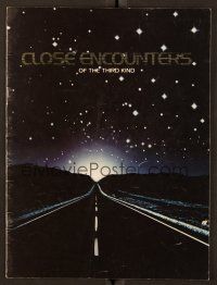 3a549 CLOSE ENCOUNTERS OF THE THIRD KIND program '77 Steven Spielberg sci-fi classic!