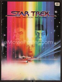 3a552 STAR TREK program '79 William Shatner & Leonard Nimoy, with art by Bob Peak!