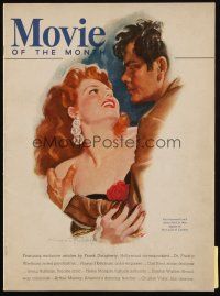 3a639 LOVES OF CARMEN promo brochure '48 art of Rita Hayworth & Glenn Ford by Bradshaw Crandell!