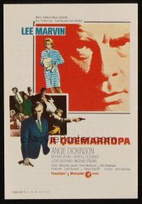 3a370 POINT BLANK Spanish herald '67 Lee Marvin, Angie Dickinson, John Boorman film noir!