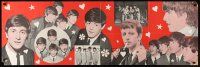3a663 BEATLES special music poster '60s cool montage of John, Paul, George & Ringo!