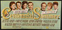 3a010 CENTENNIAL SUMMER trade ad '46 Jeanne Crain, Cornel Wilde, Linda Darnell & cast!