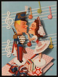 3a011 CHOCOLATE SOLDIER trade ad '41 art of Nelson Eddy & Rise Stevens by Jacques Kapralik!