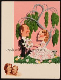 3a030 SMILIN' THROUGH trade ad '41 art of Jeanette MacDonald & Brian Aherne by Jacques Kapralik!