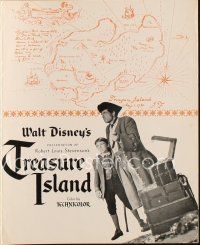 3a709 TREASURE ISLAND English pressbook '50 Bobby Driscoll, Newton as pirate Long John Silver!