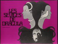 3a687 TWINS OF EVIL French pb '72 great different images of sexy female vampires!