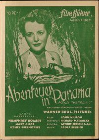3a224 ACROSS THE PACIFIC German program '46 Humphrey Bogart, Mary Astor, different images!