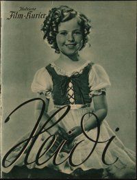 3a249 HEIDI German program '38 different images of cute Shirley Temple & Jean Hersholt!