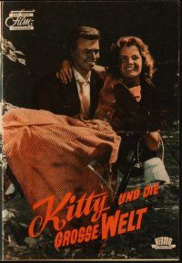 3a257 KITTY AND THE GREAT BIG WORLD German program '56 many images of Romy Schneider & Carl Boehm!