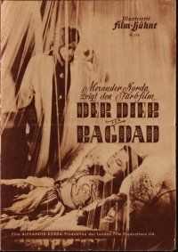 3a287 THIEF OF BAGDAD German program '49 Conrad Veidt, June Duprez, Rex Ingram, Sabu, different!