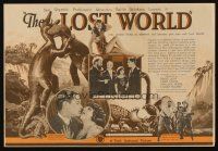 3a327 LOST WORLD herald '25 Willis O'Brien, Sir Arthur Conan Doyle, incredible dinosaur images!
