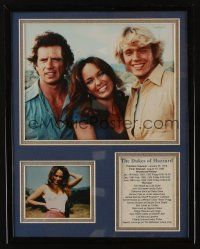 3a597 DUKES OF HAZZARD TV matted prints & wristwatch '79 sexy Catherine Bach, Schneider & Wopat