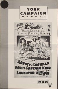 3a717 ABBOTT & COSTELLO MEET CAPTAIN KIDD pb R60 art of pirates Bud & Lou with Charles Laughton!