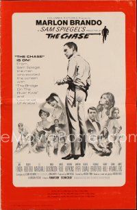 3a759 CHASE pressbook '66 Marlon Brando, Jane Fonda, Robert Redford, directed by Arthur Penn