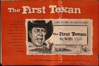 3a792 FIRST TEXAN pressbook '56 great images of cowboy Joel McCrea, plus sexy Felicia Farr!