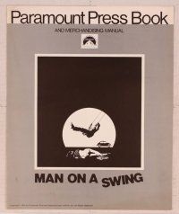 3a857 MAN ON A SWING pressbook '74 Cliff Robertson, Frank Perry, clairvoyant, occultist, murderer!