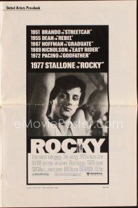 3a922 ROCKY pressbook '76 boxer Sylvester Stallone, Talia Shire, boxing classic!