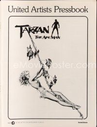 3a961 TARZAN THE APE MAN pressbook '81 directed by John Derek, Richard Harris, sexy Bo Derek!