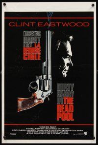 2y035 DEAD POOL Belgian '88 Clint Eastwood as tough cop Dirty Harry, cool smoking gun image!