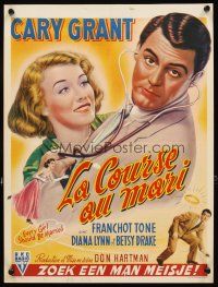 2y045 EVERY GIRL SHOULD BE MARRIED Belgian '48 different art of doctor Cary Grant & Betsy Drake!