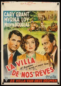 2y097 MR. BLANDINGS BUILDS HIS DREAM HOUSE Belgian '48 Cary Grant, Myrna Loy & Douglas classic!