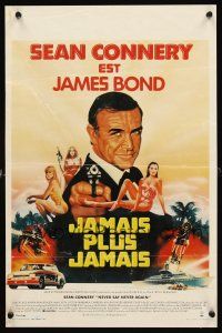 2y099 NEVER SAY NEVER AGAIN Belgian '83 Sean Connery as James Bond, Barbara Carrera, Basinger