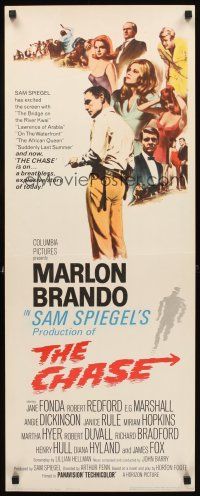 2y336 CHASE insert '66 Marlon Brando, Jane Fonda, Robert Redford, directed by Arthur Penn