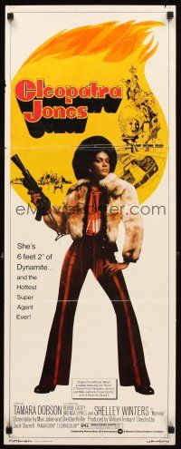 2y342 CLEOPATRA JONES insert '73 dynamite Tamara Dobson is the hottest super agent ever!