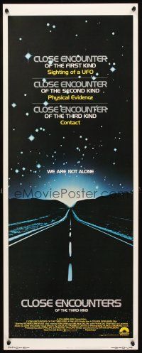2y345 CLOSE ENCOUNTERS OF THE THIRD KIND insert '77 Steven Spielberg sci-fi classic!