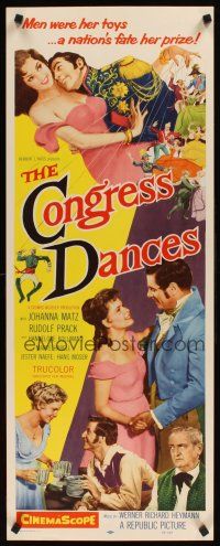 2y351 CONGRESS DANCES insert '56 men were her toys, a nation's fate her prize!