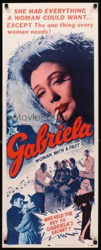 2y401 GABRIELA insert '56 everything a woman could want... EXCEPT one thing every woman needs!