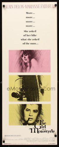 2y409 GIRL ON A MOTORCYCLE insert '68 sexy biker Marianne Faithfull is Naked Under Leather!