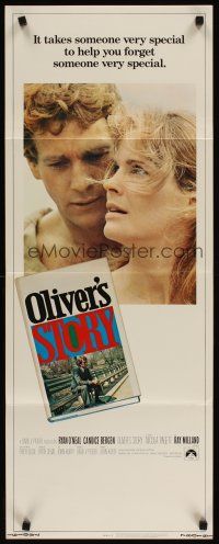 2y553 OLIVER'S STORY insert '78 romantic close-up of Ryan O'Neal & Candice Bergen!