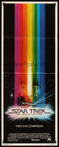 2y615 STAR TREK insert '79 cool art of William Shatner & Leonard Nimoy by Bob Peak!