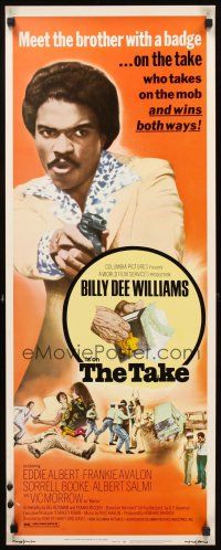 2y637 TAKE insert '74 Billy Dee Williams is a brother who takes on the mob and wins both ways!