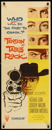 2y650 TENSION AT TABLE ROCK insert '56 great artwork of cowboy pointing gun!