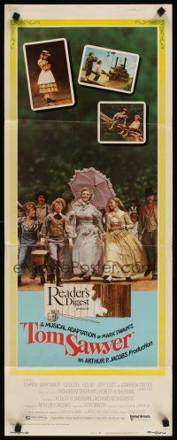 2y663 TOM SAWYER insert '73 Johnny Whitaker & young Jodie Foster in Mark Twain's classic story!