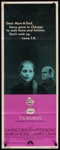 2y636 T.R. BASKIN insert '71 close-up image of Candice Bergen & Peter Boyle!