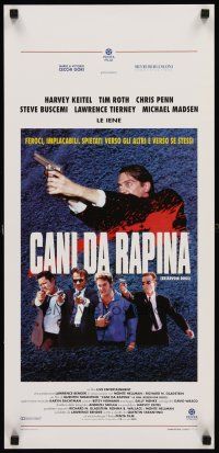 2y231 RESERVOIR DOGS Italian locandina '93 Quentin Tarantino, Harvey Keitel, Buscemi, Chris Penn!
