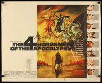 2z333 4 HORSEMEN OF THE APOCALYPSE style A 1/2sh '61 incredible artwork by Reynold Brown!