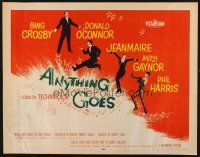 2z352 ANYTHING GOES 1/2sh '56 Bing Crosby, Donald O'Connor, Jeanmaire, music by Cole Porter!