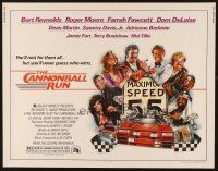 2z391 CANNONBALL RUN 1/2sh '81 Burt Reynolds, Farrah Fawcett, Drew Struzan car racing art!