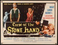 2z430 CURSE OF THE STONE HAND 1/2sh '65 John Carradine in South American horror!