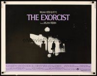 2z465 EXORCIST 1/2sh '74 William Friedkin, Max Von Sydow, William Peter Blatty horror classic!