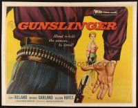 2z501 GUNSLINGER 1/2sh '56 Roger Corman directed, sexy Beverly Garland, cool art!