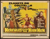 2z509 HERCULES AGAINST THE MOON MEN 1/2sh '65 Earth's mightiest man Sergio Ciani vs monsters!