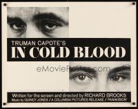 2z535 IN COLD BLOOD 1/2sh '68 Richard Brooks directed, Robert Blake, novel by Truman Capote!