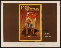 2z580 LIFE & TIMES OF JUDGE ROY BEAN 1/2sh '72 John Huston, art of Paul Newman by Richard Amsel!