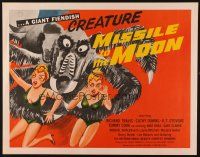 2z603 MISSILE TO THE MOON 1/2sh '59 giant fiendish creature, a strange and forbidding race!